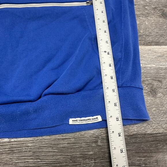 Nike Standard Issue Splatter Hoodie Royal Blue Mens S Pullover Sweatshirt Hoodie - Picture 7 of 9